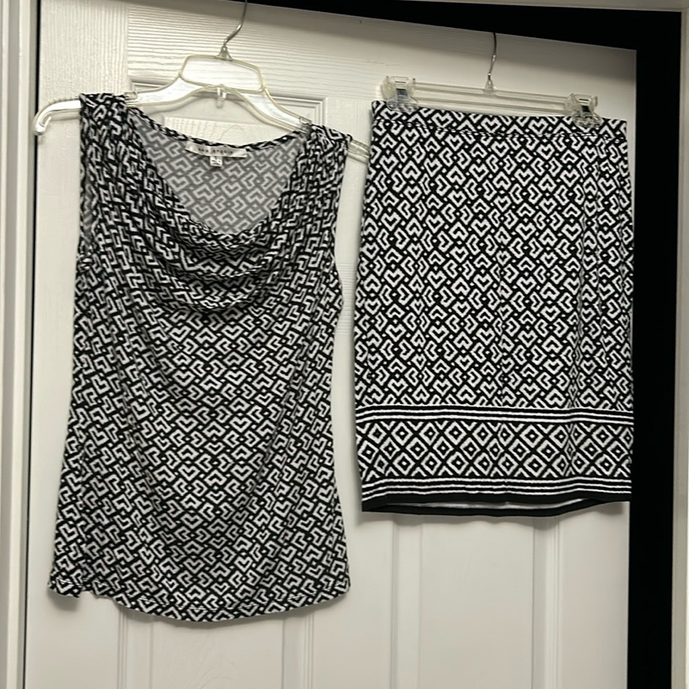 Woman’s top with matching skirt